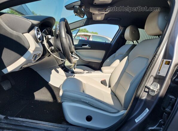 WDCTG4EB7GJ231471 2016 MERCEDES-BENZ GLA-CLASS Gray წინა პანელის ხედი