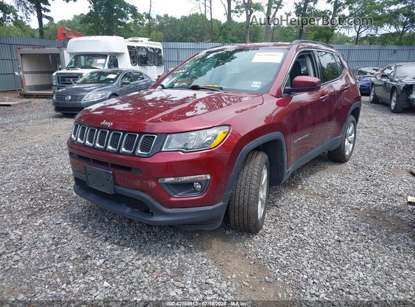 3C4NJDBB8MT540973 2021 JEEP COMPASS Burgundy Przód lewy