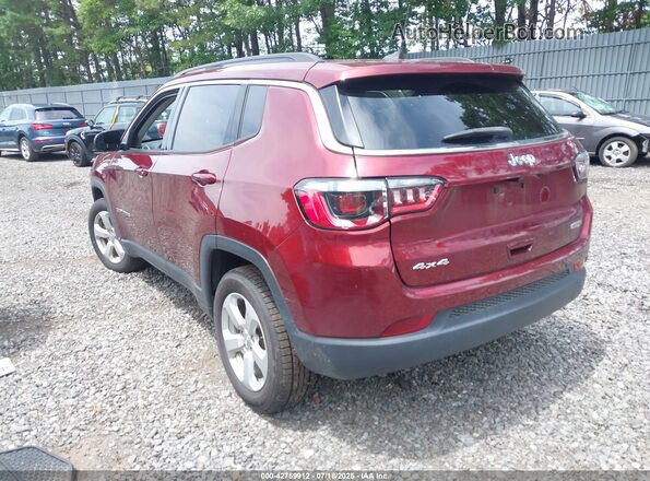 3C4NJDBB8MT540973 2021 JEEP COMPASS Burgundy Tył lewy