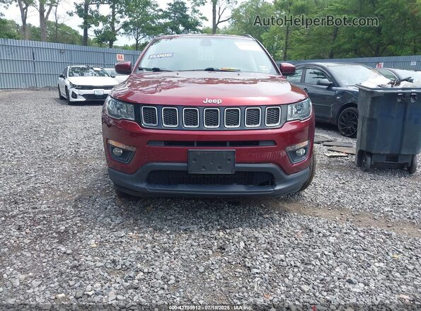 3C4NJDBB8MT540973 2021 JEEP COMPASS Burgundy Widok zestawu wskaźników