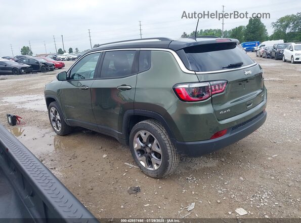 3C4NJDCB8MT506319 2021 JEEP COMPASS Green Trasero izquierdo
