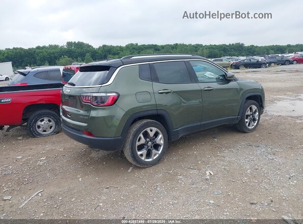 3C4NJDCB8MT506319 2021 JEEP COMPASS Green Trasero derecho