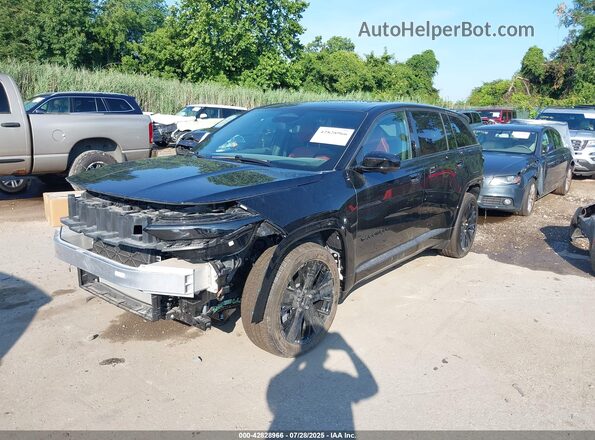 3C4RJNAK1RT174189 2024 JEEP WAGONEER S Черный Передняя левая четверть