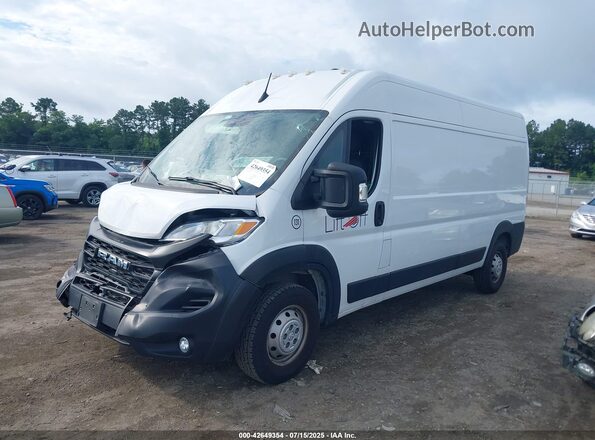 3C6LRVDG8PE559876 2023 RAM PROMASTER 2500 White Առջևի ձախ երեք քառորդ տեսարան