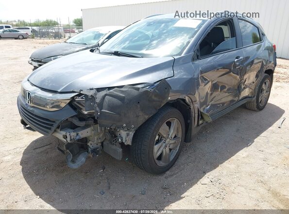 3CZRU5H52MM729638 2021 HONDA HR-V Gray Передня ліва чверть