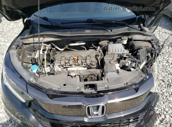 3CZRU6H10MM712338 2021 HONDA HR-V Black Вид задньої частини салону