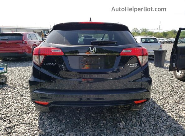3CZRU6H10MM712338 2021 HONDA HR-V Black Вид ззаду
