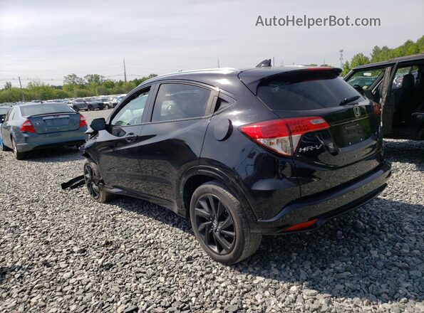 3CZRU6H10MM712338 2021 HONDA HR-V Black Задня ліва чверть