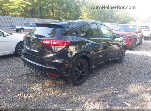3CZRU6H13MM730817 2021 HONDA HR-V Black Trasero derecho