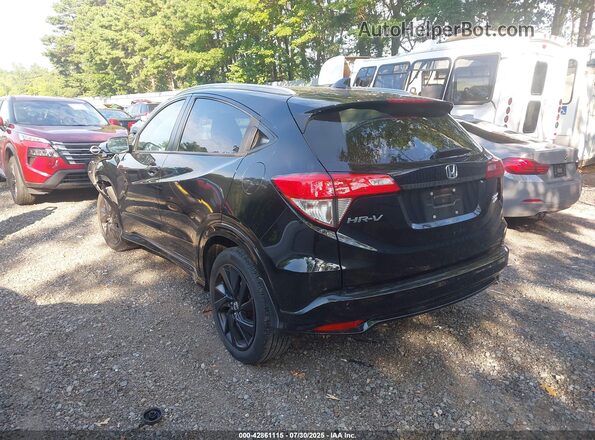 3CZRU6H13MM730817 2021 HONDA HR-V Black Trasero izquierdo