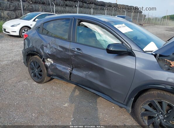3CZRU6H1XMM755150 2021 HONDA HR-V Gray წინა ხედი