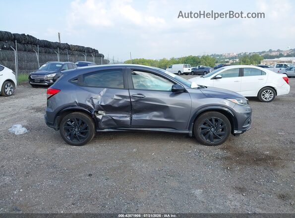 3CZRU6H1XMM755150 2021 HONDA HR-V Gray უკანა სალონის ხედი