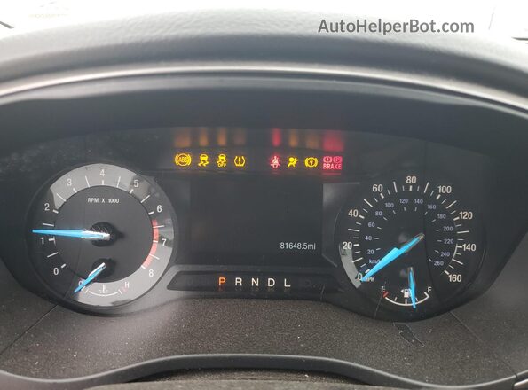 3FA6P0H79HR415049 2017 FORD FUSION White Vista del cuadro de instrumentos