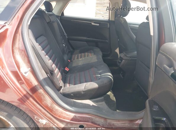 3FA6P0LUXGR277890 2016 FORD FUSION HYBRID Maroon Widok naklejki z numerem VIN