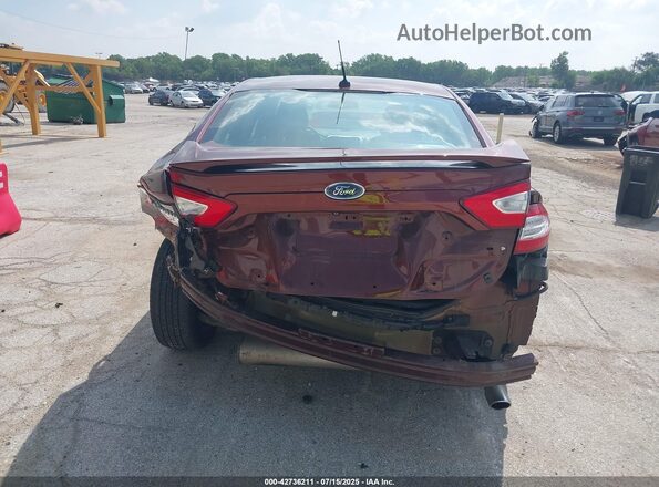 3FA6P0LUXGR277890 2016 FORD FUSION HYBRID Maroon 