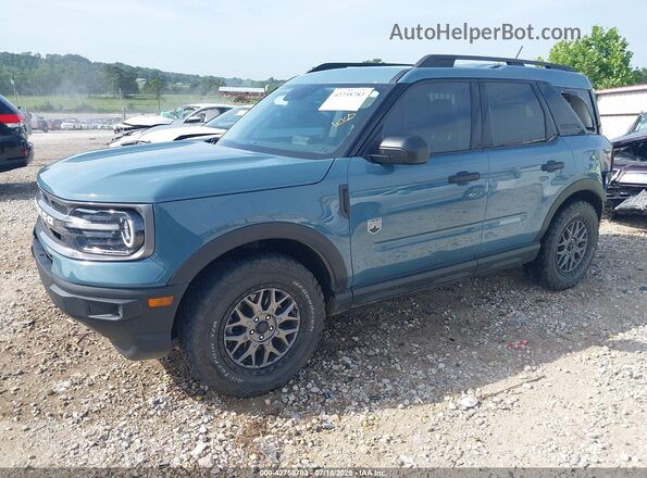 3FMCR9B67PRD13996 2023 FORD BRONCO SPORT Blue Передня ліва чверть
