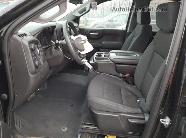 3GCPYBEKXMG160286 2021 CHEVROLET SILVERADO Black წინა სალონის ხედი