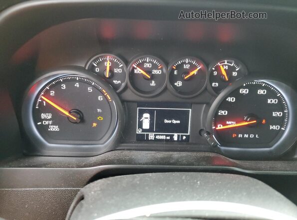 3GCPYBEKXMG160286 2021 CHEVROLET SILVERADO Black ხელსაწყოთა პანელის ხედი
