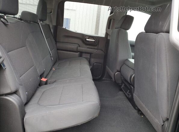 3GCPYBEKXMG160286 2021 CHEVROLET SILVERADO Black უკანა სავარძლების ხედი