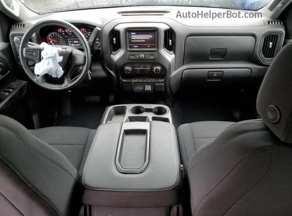 3GCPYBEKXMG160286 2021 CHEVROLET SILVERADO Black წინა პანელის ხედი
