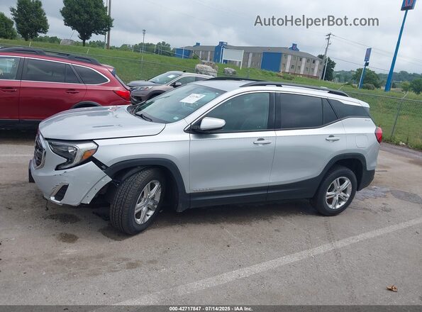 3GKALMEV6JL164482 2018 GMC TERRAIN Серебряный Панорамный вид салона 360°