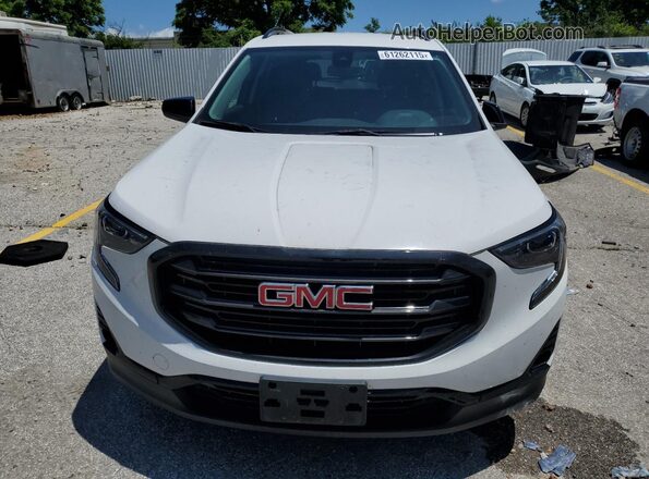 3GKALPEV8ML334637 2021 GMC TERRAIN White წინა ხედი