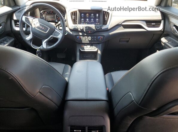 3GKALPEV8ML334637 2021 GMC TERRAIN White წინა პანელის ხედი