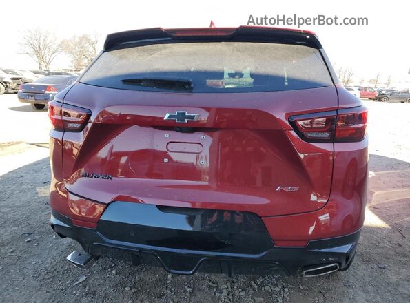 3GNKBERS1SS104598 2025 CHEVROLET BLAZER Красный Вид сзади