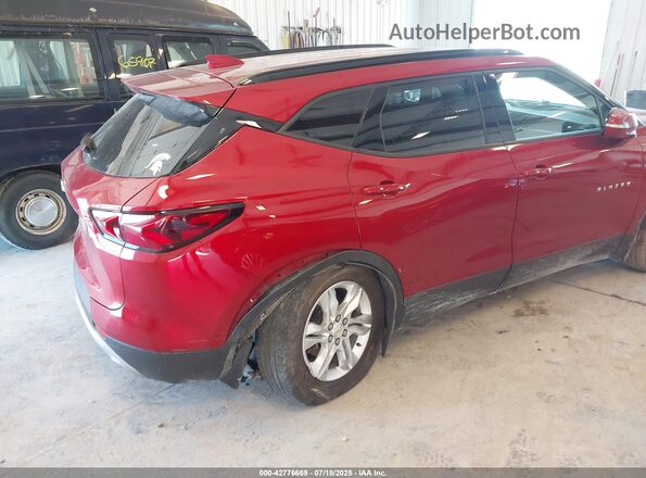 3GNKBHRS8MS516005 2021 CHEVROLET BLAZER Красный Вид спереди