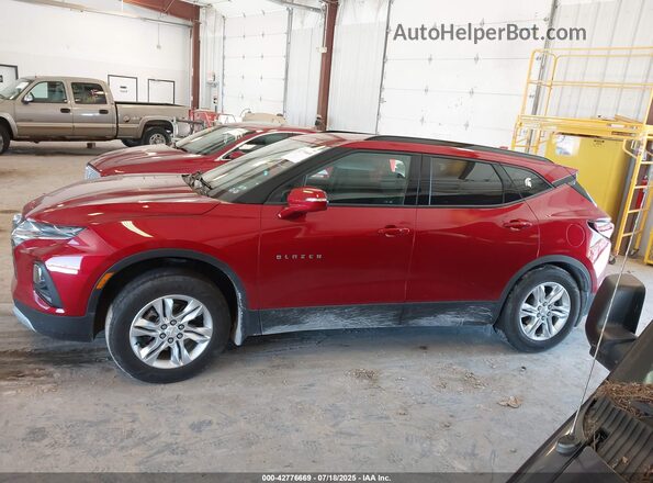 3GNKBHRS8MS516005 2021 CHEVROLET BLAZER Красный Панорамный вид салона 360°