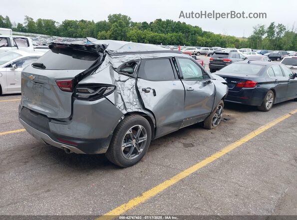 3GNKBJRS2PS178046 2023 CHEVROLET BLAZER Gray Задня права чверть