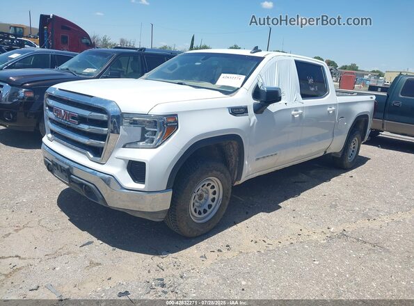 3GTU9BED4MG270946 2021 GMC SIERRA White წინა მარცხენა ხედი სამი მეოთხედიდან