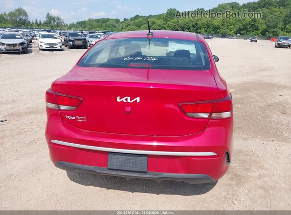3KPA24AD5PE600490 2023 KIA RIO Red 