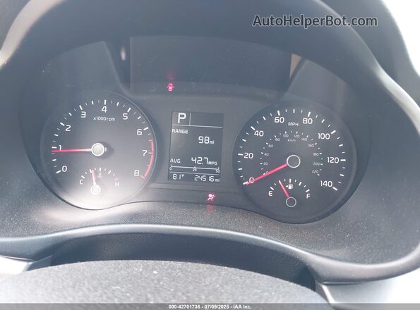 3KPA24AD5PE600490 2023 KIA RIO Red უკანა სავარძლების ხედი