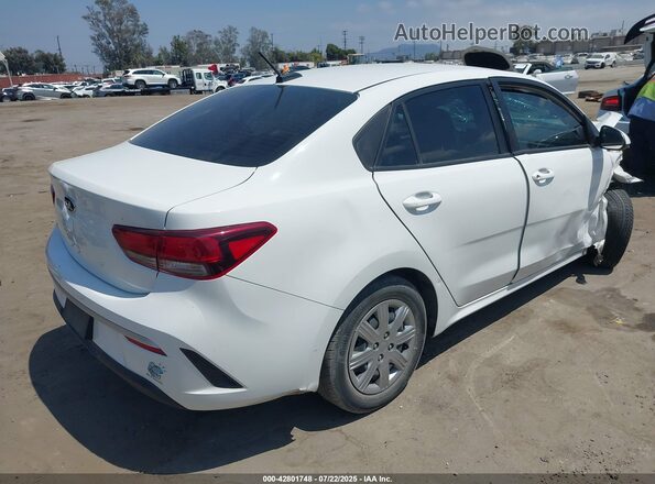 3KPA24AD6ME424299 2021 KIA RIO White უკანა მარჯვენა