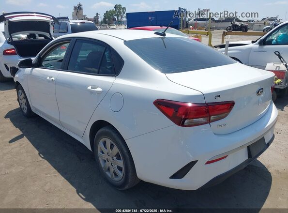 3KPA24AD6ME424299 2021 KIA RIO White უკანა მარცხენა