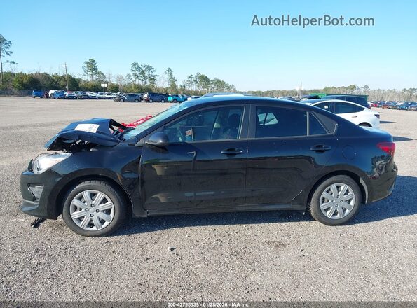 3KPA24AD8ME385523 2021 KIA RIO Black Widok wnętrza 360 stopni