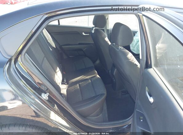 3KPA24AD8ME385523 2021 KIA RIO Black Widok naklejki z numerem VIN