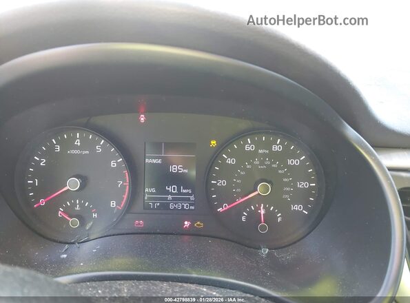 3KPA24AD8ME385523 2021 KIA RIO Black Widok tylnych siedzeń