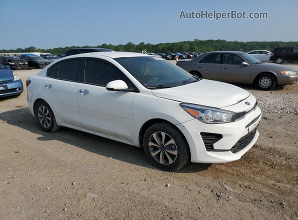 3KPA24AD9ME382727 2021 KIA RIO White წინა მარჯვენა