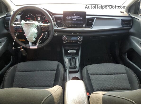 3KPA24AD9ME382727 2021 KIA RIO White წინა პანელის ხედი