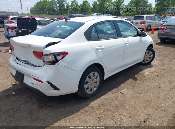 3KPA24ADXPE628656 2023 KIA RIO White Задня права чверть