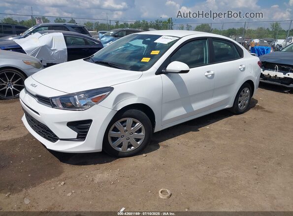 3KPA24ADXPE628656 2023 KIA RIO White Передня ліва чверть