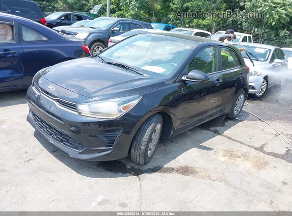 3KPA25ADXME403848 2021 KIA RIO 5-DOOR Black Передня ліва чверть
