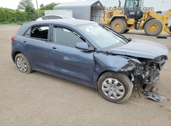 3KPA25ADXNE499031 2022 KIA RIO Синий Передняя правая четверть