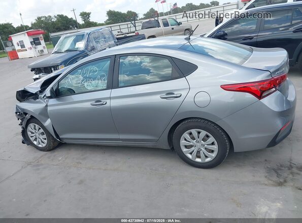 3KPC24A65ME133724 2021 HYUNDAI ACCENT Silver Vista interior trasera