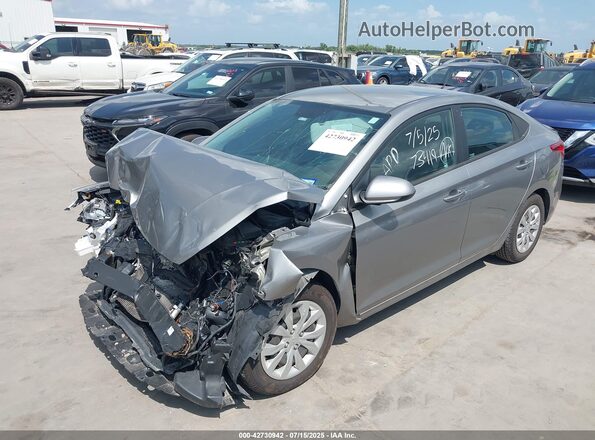 3KPC24A65ME133724 2021 HYUNDAI ACCENT Silver Vista tres cuartos delantera izquierda
