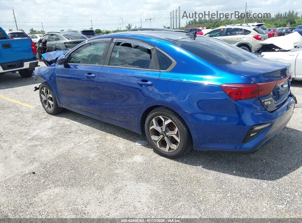 3KPF24AD0KE120887 2019 KIA FORTE Blue Задня ліва чверть