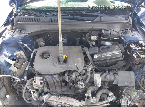 3KPF24AD0KE120887 2019 KIA FORTE Blue Вид ззаду