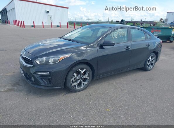 3KPF24AD0ME375431 2021 KIA FORTE Black Առջևի ձախ երեք քառորդ տեսարան